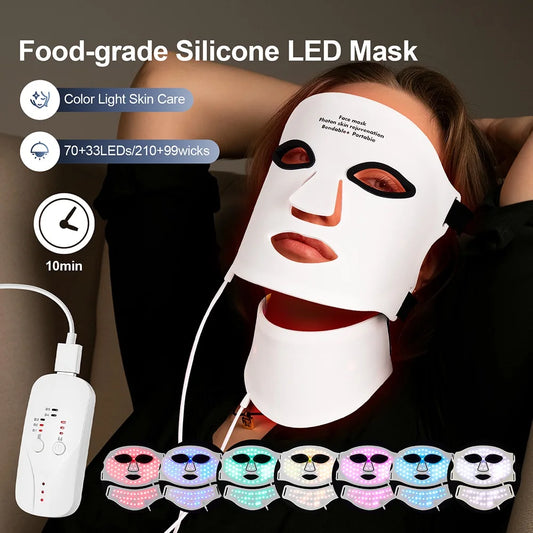GlowTheory 7-Color Silicone LED Mask